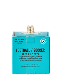 Gentlemen's Hardware Football Soap on a Rope - view 2, Blue