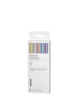 Cricut® Medium Pens, Metallic, Pack of 5, Metallic