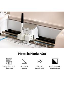 Cricut® Medium Pens, Metallic, Pack of 5 - view 2, Metallic