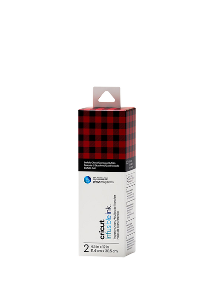Cricut™ Patterned Infusible Ink™ Watercolour Transfer Sheets, Pack of 2, Buffalo Check