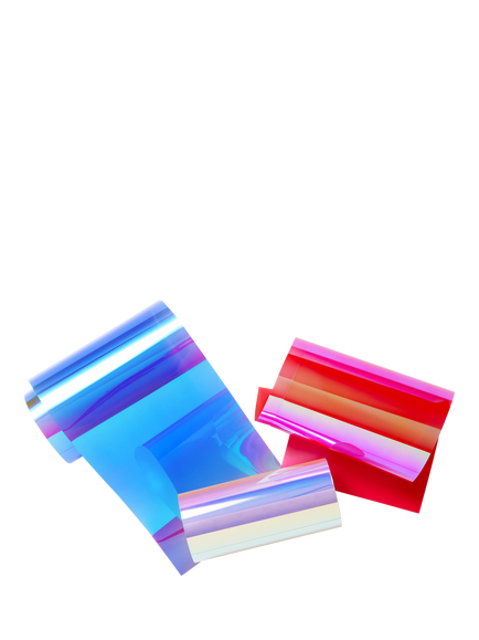 Cricut Joy™ Smart Iron-On™ Holographic Matless Heat Transfer Vinyl, L60.9cm - view 2, Holographic Cobalt