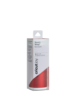 Cricut Joy™ Smart Vinyl™ Shimmer Matless Permanent Vinyl, Shimmer Red