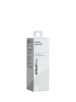 Cricut Joy™ Smart Iron On™ Glitter Matless Heat Transfer Vinyl, L48.2cm, Glitter White