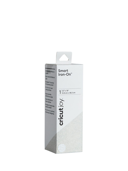 Cricut Joy™ Smart Iron On™ Glitter Matless Heat Transfer Vinyl, L48.2cm, Glitter White