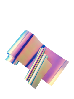 Cricut® Smart Iron-On™ Matless Heat Transfer Vinyl, Yellow, L91cm - view 2, Holographic Blue