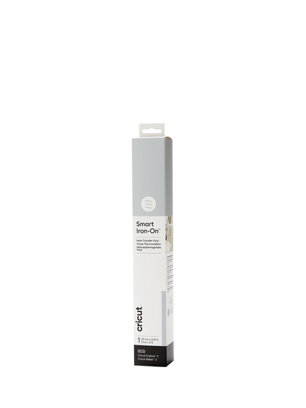 Cricut® Smart Iron-On™ Matless Heat Transfer Vinyl, L91cm, Silver