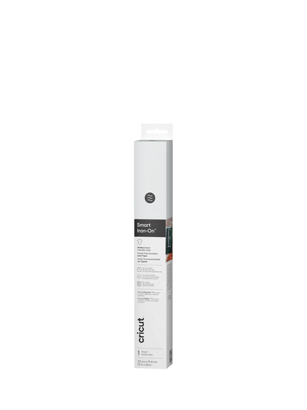 Cricut® Smart Iron-On™ Matless Heat Transfer Vinyl, L91cm, White