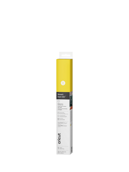 Cricut® Smart Iron-On™ Matless Heat Transfer Vinyl, L91cm, Yellow