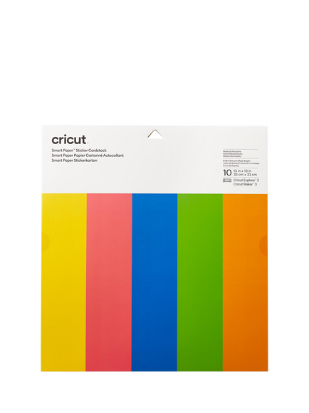 Cricut® Smart Paper™ Sticker Cardstock, Pack of 10, Brilliant Bows