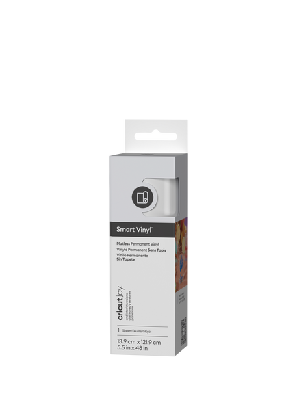 Cricut® Smart Vinyl™ Matless Permanent Vinyl, L121.9cm, White