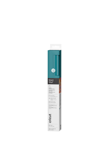 Cricut® Smart Vinyl™ Matless Permanent Vinyl, L91cm, Aqua