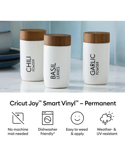 Cricut® Smart Vinyl™ Matless Permanent Vinyl, L91cm - view 2, Aqua