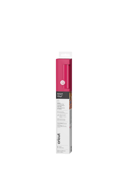 Cricut® Smart Vinyl™ Matless Permanent Vinyl, L91cm, Party Pink