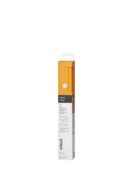 Cricut® Smart Vinyl™ Matless Permanent Vinyl, L91cm, Maize Yellow
