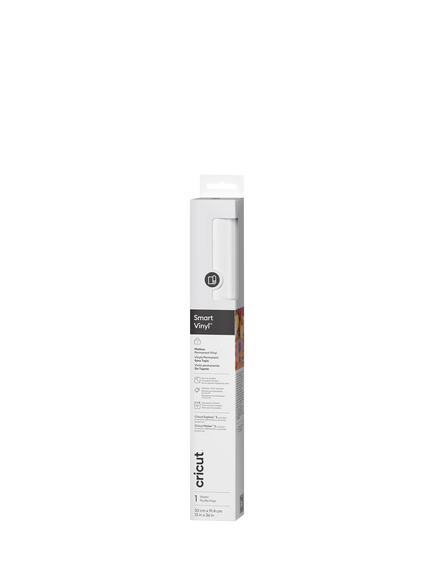 Cricut® Smart Vinyl™ Matless Permanent Vinyl, L91cm, White