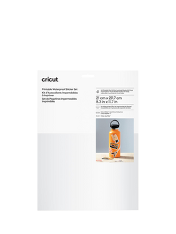 Cricut™ Printable Waterproof Sticker Set, A4, White