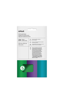 Cricut® Foil Transfer Sheets Sampler, Pack of 24, Jewel