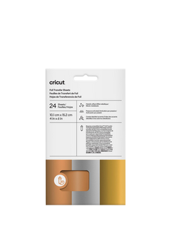 Cricut® Foil Transfer Sheets Sampler, Pack of 24, Metallic