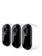Arlo Essential 3 Outdoor Smart Security System with Three 2K Cameras, White