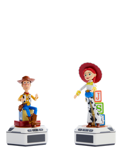 Robosen Disney Pixar Toy Story 30th Anniversary Woody & Jessie Mini Robots & Base, Brown