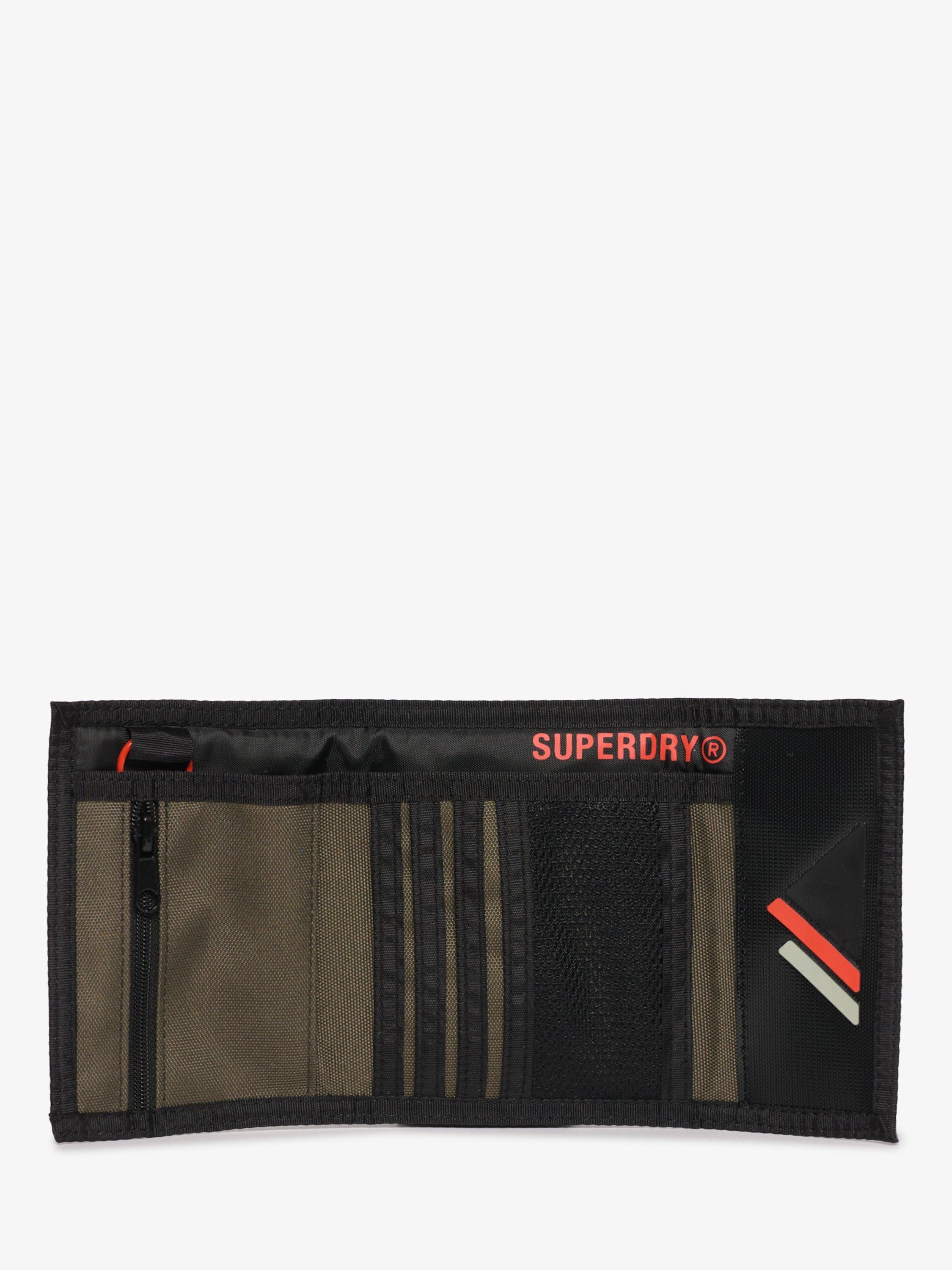 Product image 3 of 4, which shows Superdry Tarp Tri-Fold Wallet, Surplus Goods Olive