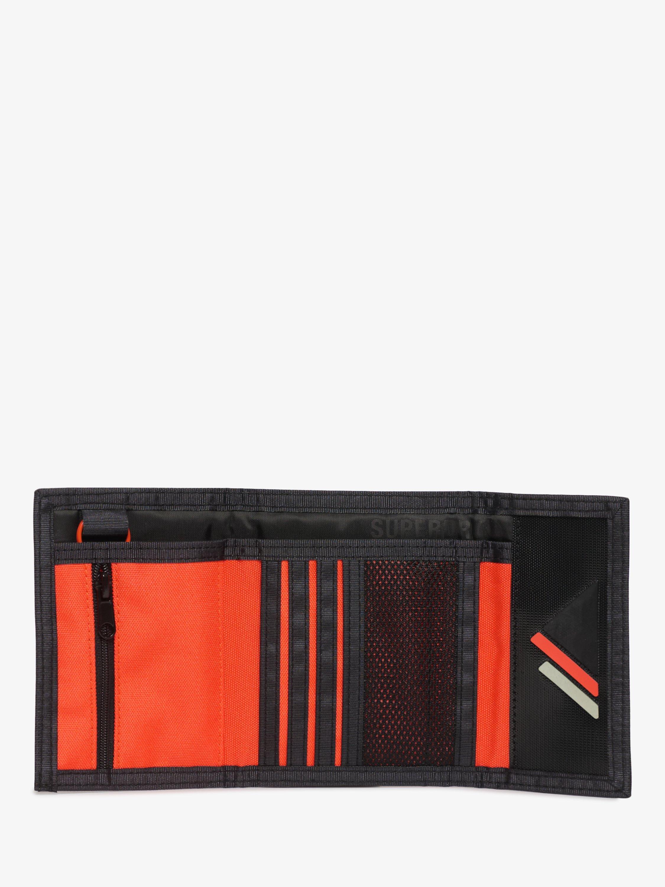 Product image 3 of 4, which shows Superdry Tarp Tri-Fold Wallet, Bold Orange