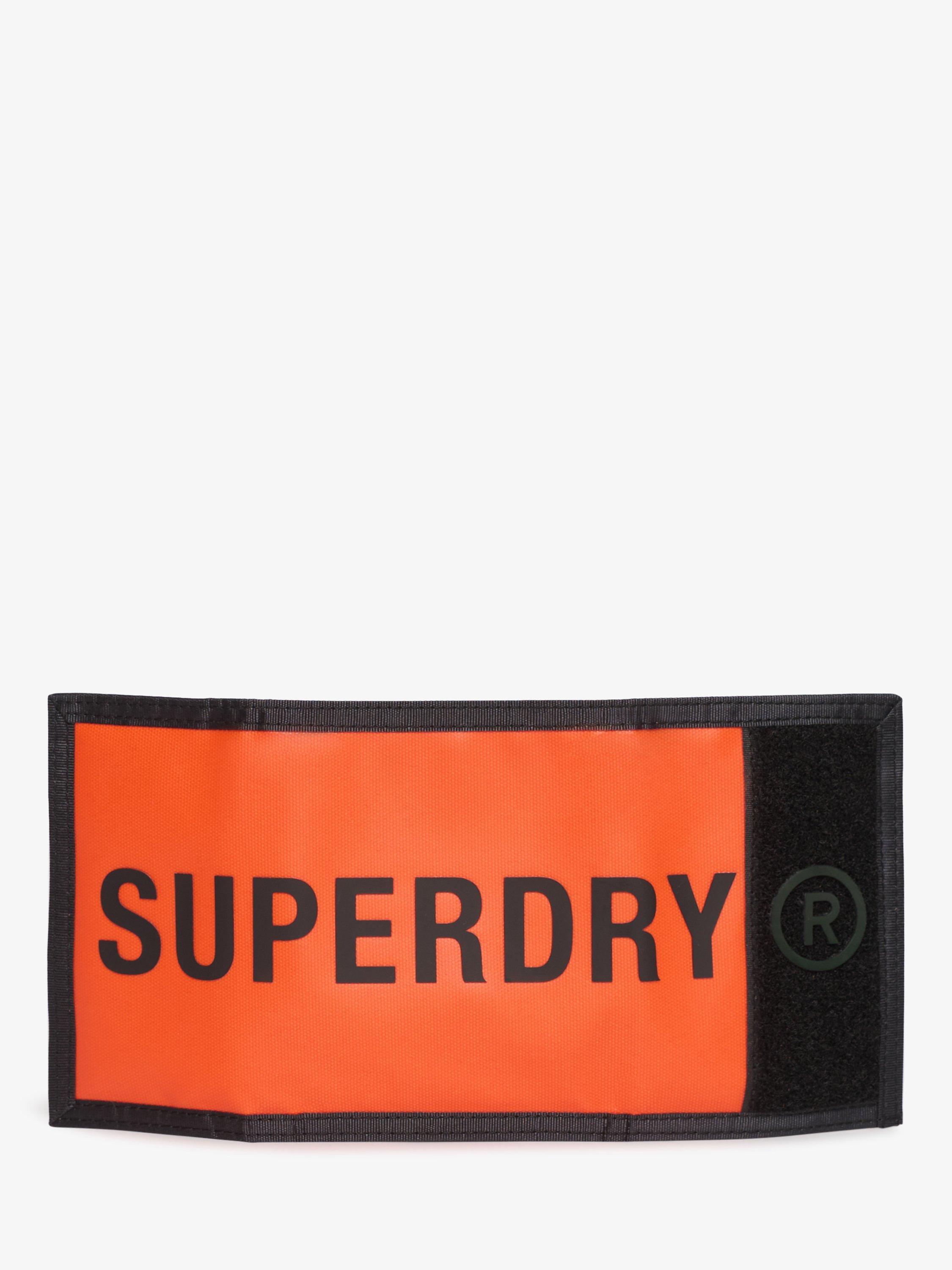 Product image 4 of 4, which shows Superdry Tarp Tri-Fold Wallet, Bold Orange