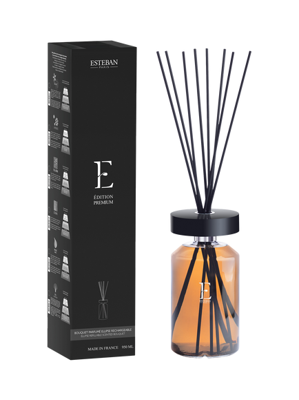 Esteban Ellipse Premium Neroli Reed Diffuser, 950ml, Maroon