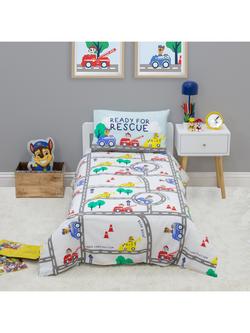 Paw Patrol Reversible Duvet Cover and Pillowcase Set, Junior, Multi
