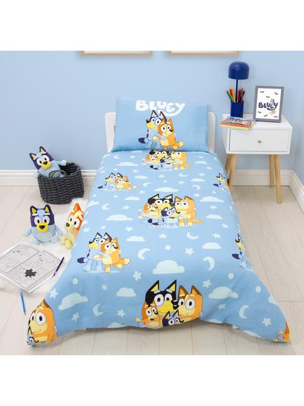 Bluey Reversible Duvet Cover and Pillowcase Set, Junior, Multi