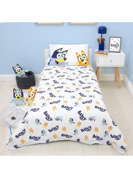 Bluey Reversible Duvet Cover and Pillowcase Set, Junior - view 2, Multi