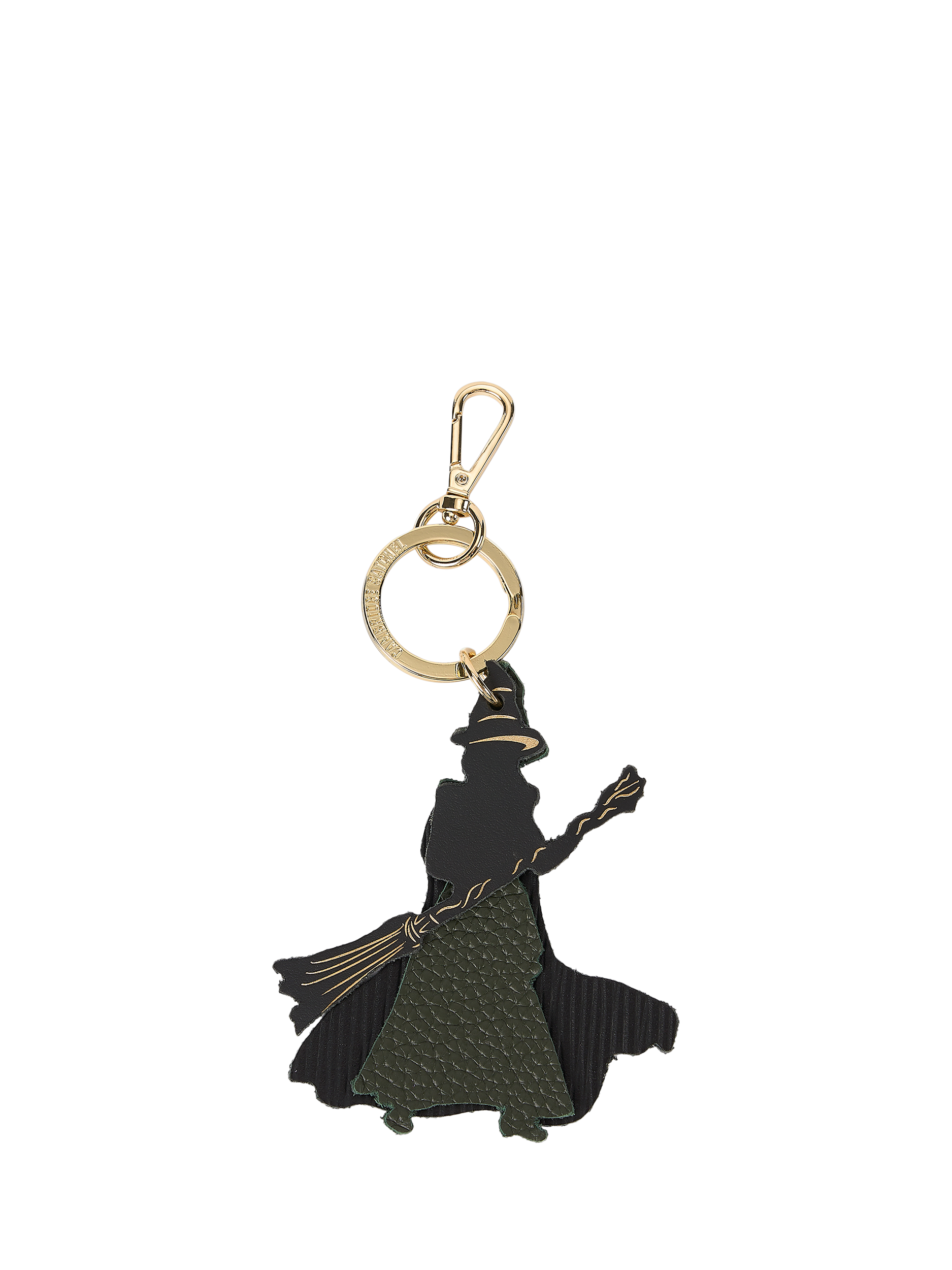 Product image 1 of 5, which shows Cambridge Satchel Leather Wicked Charm, Elphaba Black