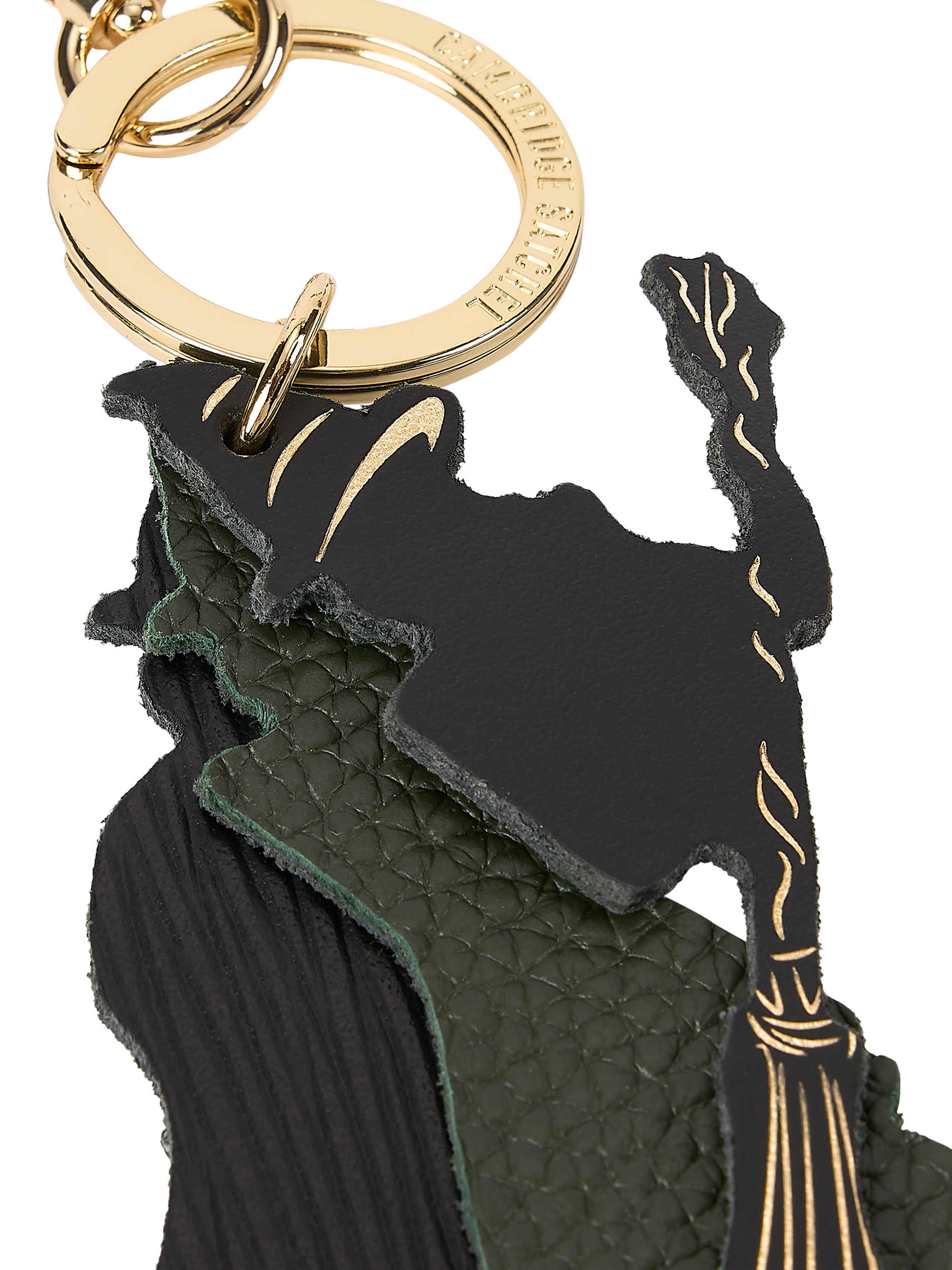 Product image 4 of 5, which shows Cambridge Satchel Leather Wicked Charm, Elphaba Black