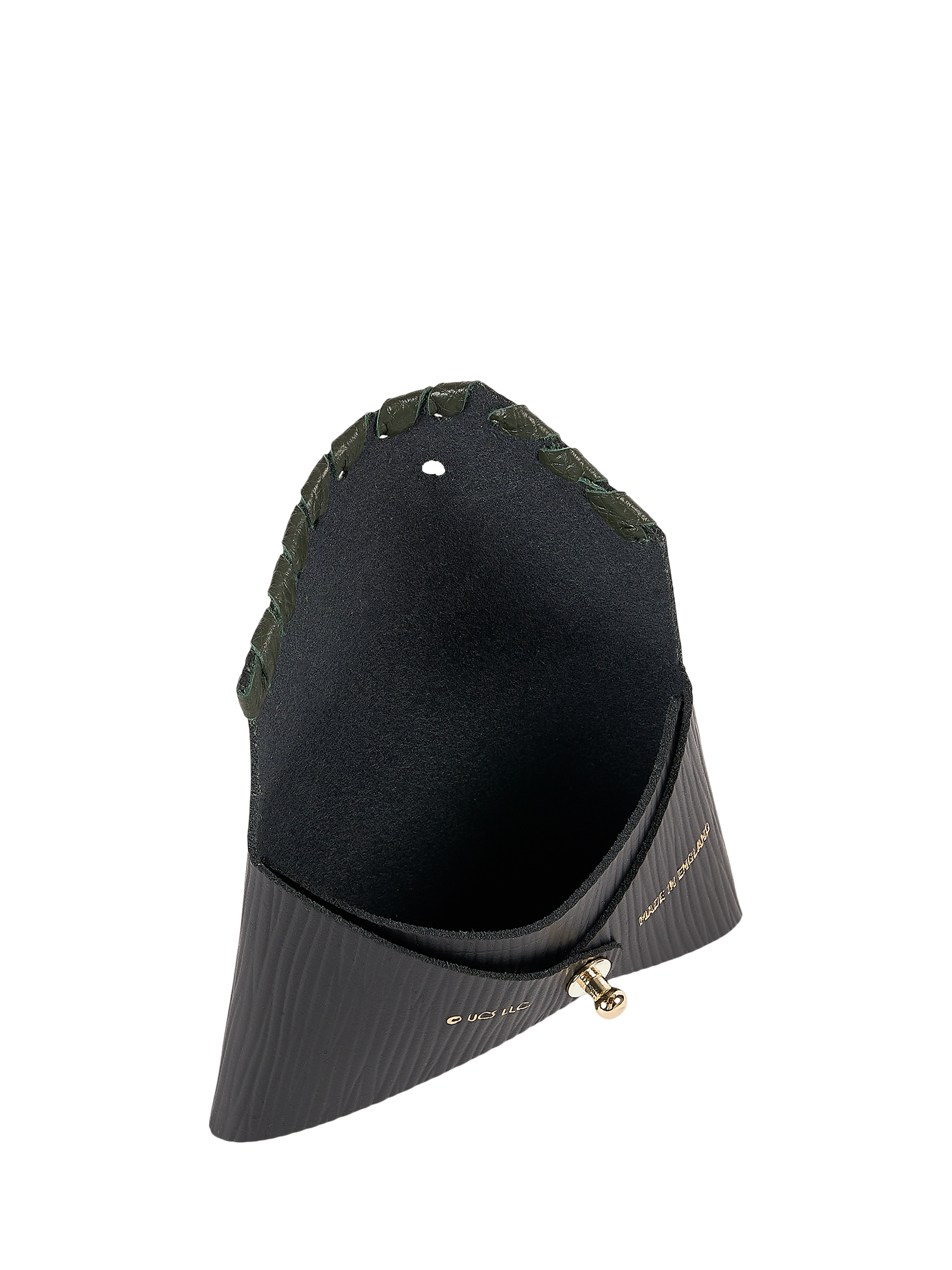 Product image 4 of 4, which shows Cambridge Satchel Wicked Mini Leather Purse, Elphaba Black