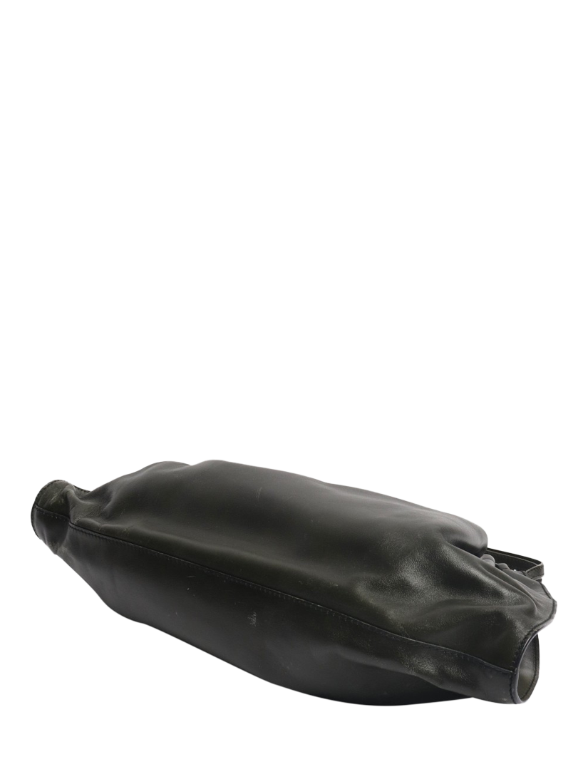 Product image 5 of 7, which shows Pre-loved GUCCI Leather Top Handle Bag, Green