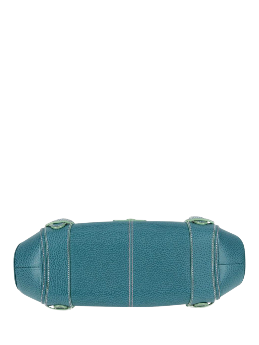 Product image 10 of 10, which shows Pre-loved LOEWE Sender Leather Top Handle Bag, Blue