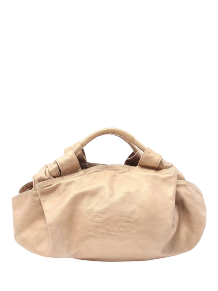 Pre-loved LOEWE Nappa Aire Gold Hardware Handbag, Gold, Gold
