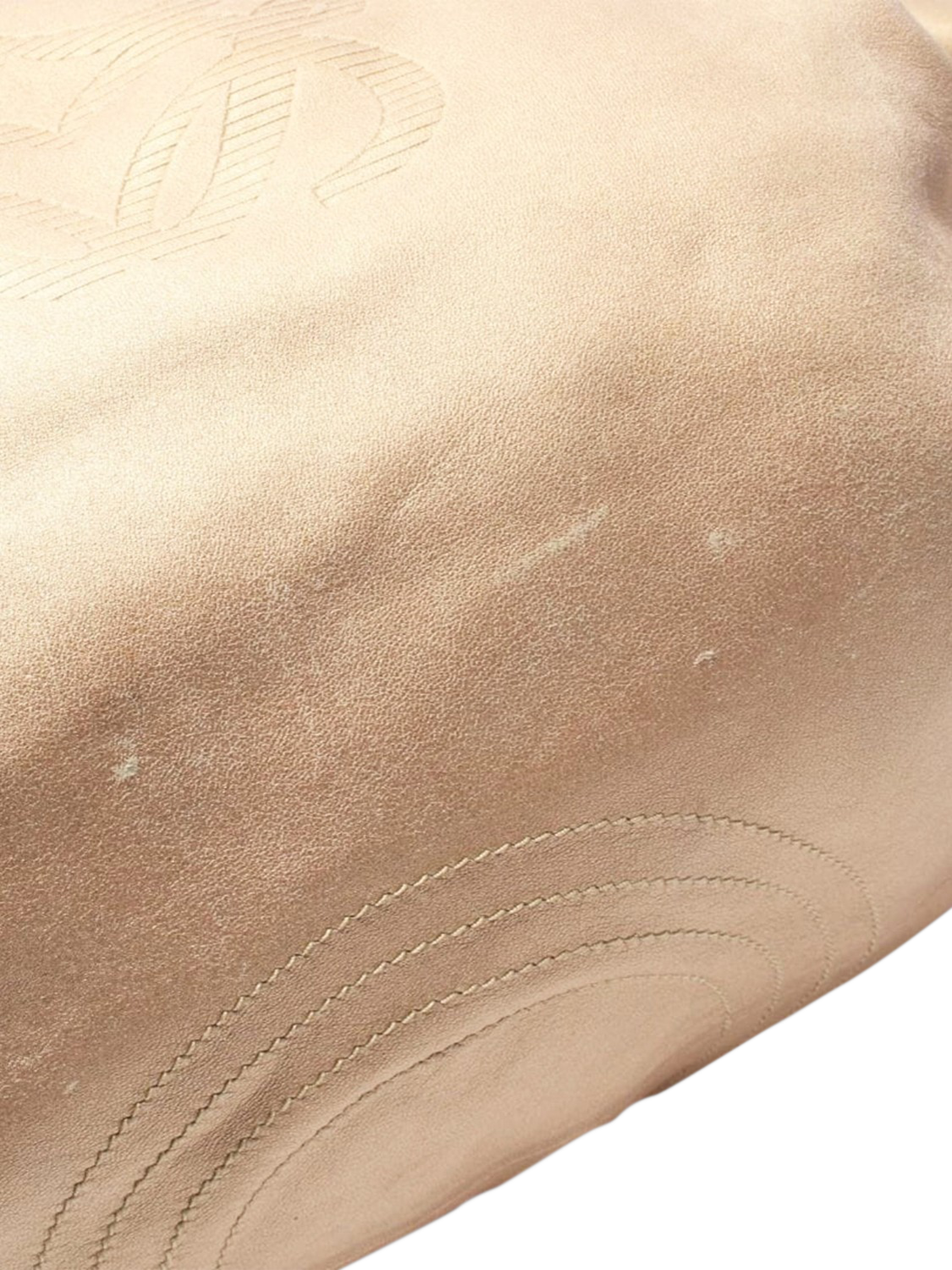 Product image 6 of 10, which shows Pre-loved LOEWE Nappa Aire Gold Hardware Handbag, Gold