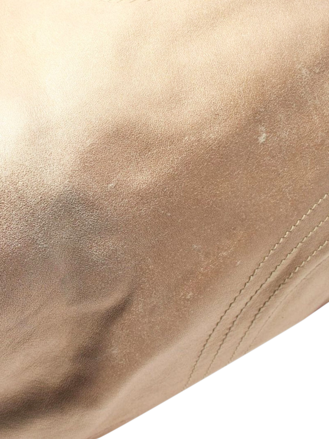 Product image 8 of 10, which shows Pre-loved LOEWE Nappa Aire Gold Hardware Handbag, Gold