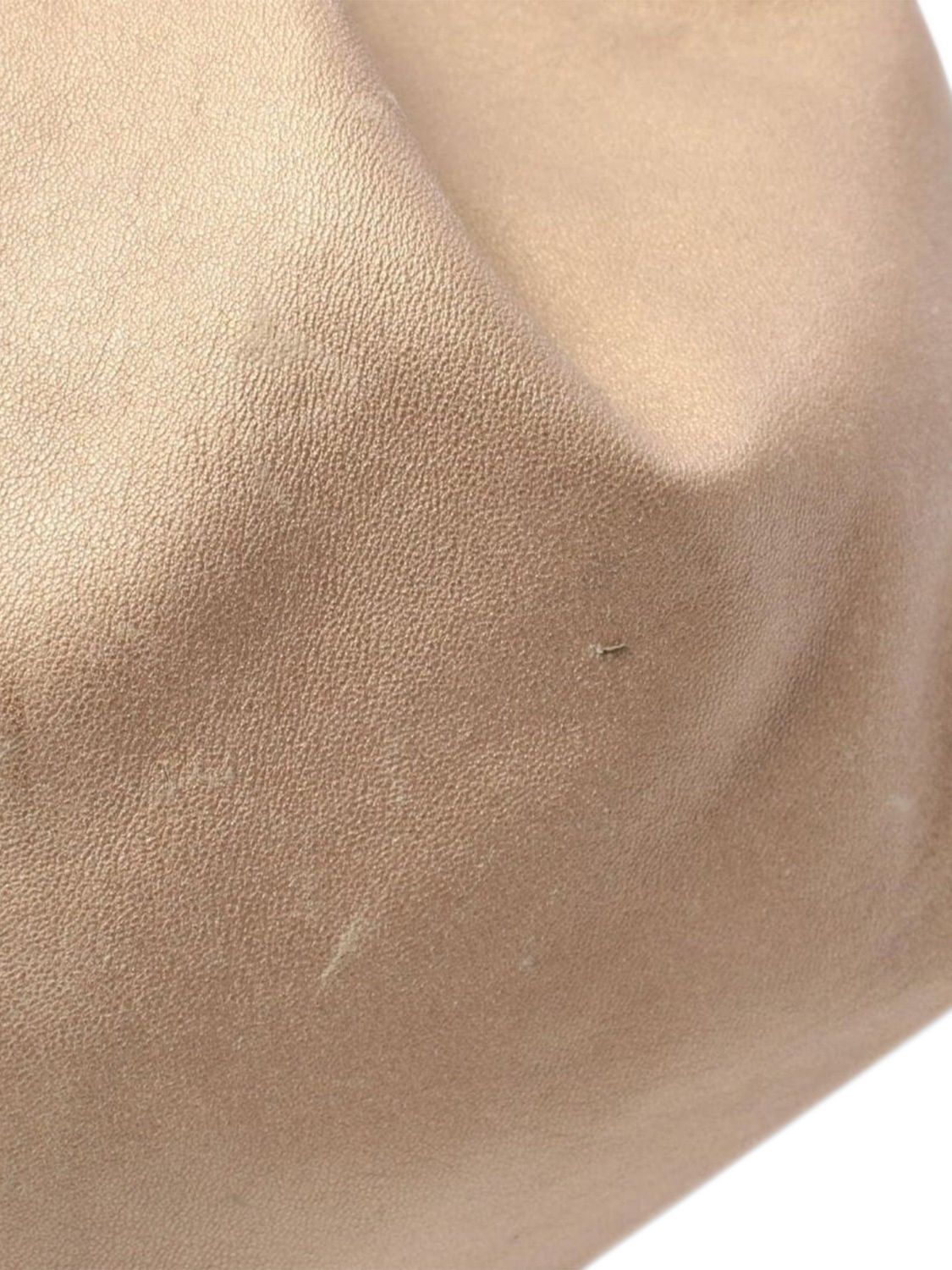 Product image 9 of 10, which shows Pre-loved LOEWE Nappa Aire Gold Hardware Handbag, Gold