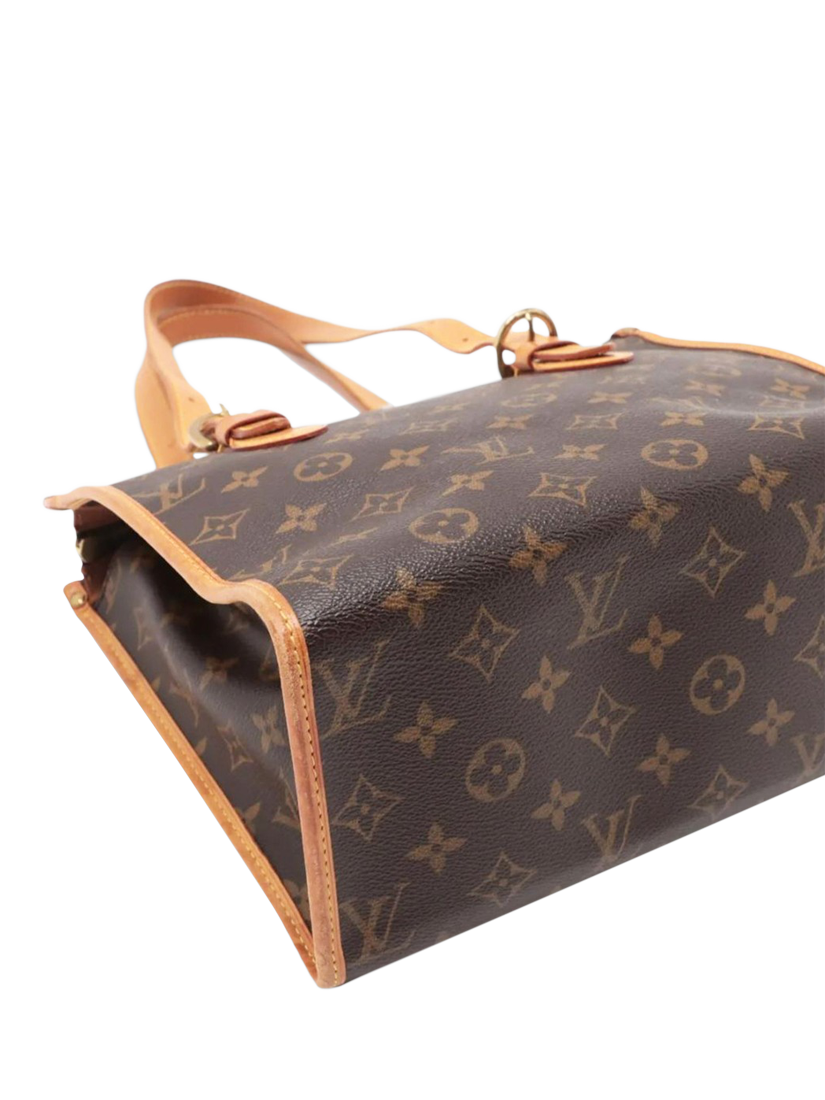 Product image 4 of 10, which shows Pre-loved Louis Vuitton 2005 Monogram Top Handle Bag, Brown