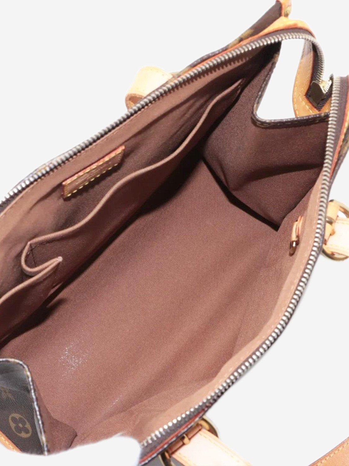 Product image 7 of 10, which shows Pre-loved Louis Vuitton 2005 Monogram Top Handle Bag, Brown