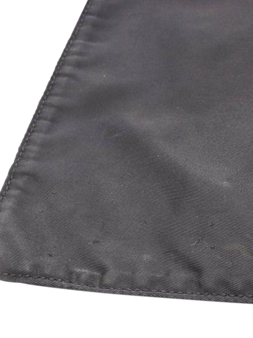 Product image 8 of 9, which shows Pre-loved Prada Re-Nylon Silver Hardware Shoulder Bag, Black