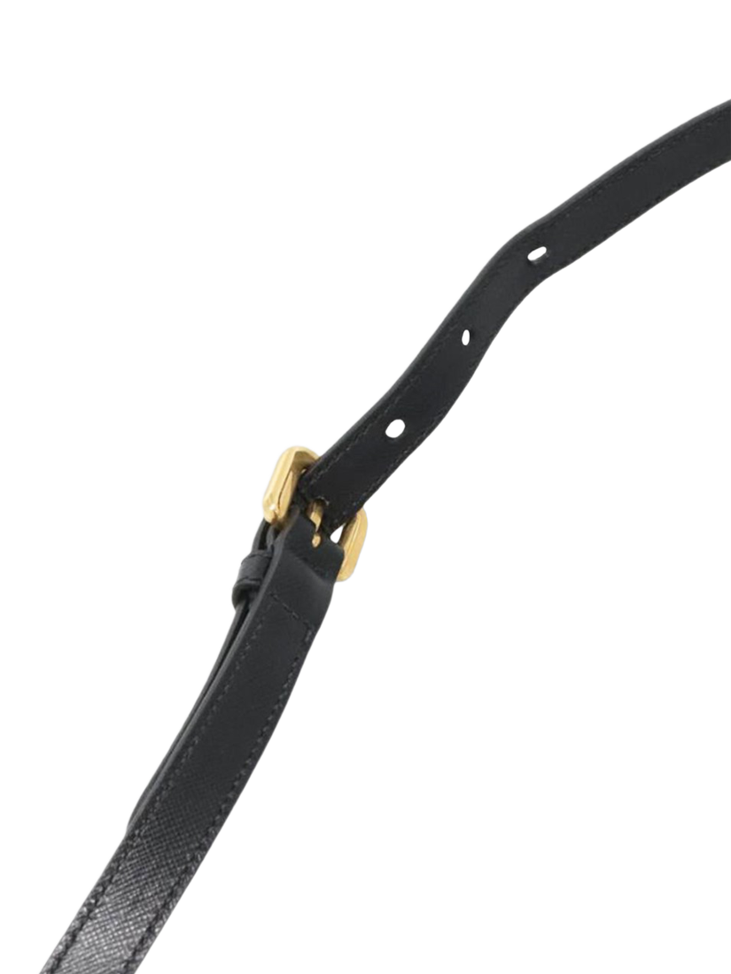 Product image 10 of 10, which shows Pre-loved Prada Nylon Gold Hardware 2-Way Tote Bag, Black