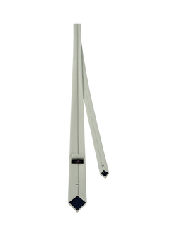 Richard James London Grenadine Woven Silk Tie, Beige - view 2, Beige