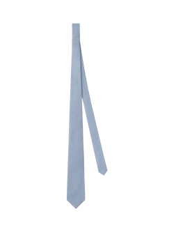 Richard James London Grenadine Woven Silk Tie, Sky Blue