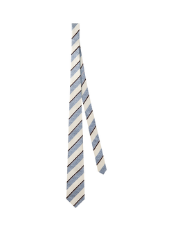 Richard James London Striped Woven Silk Tie, Navy, Navy