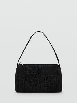 Mango Embellished Grab Bag, Black, Black
