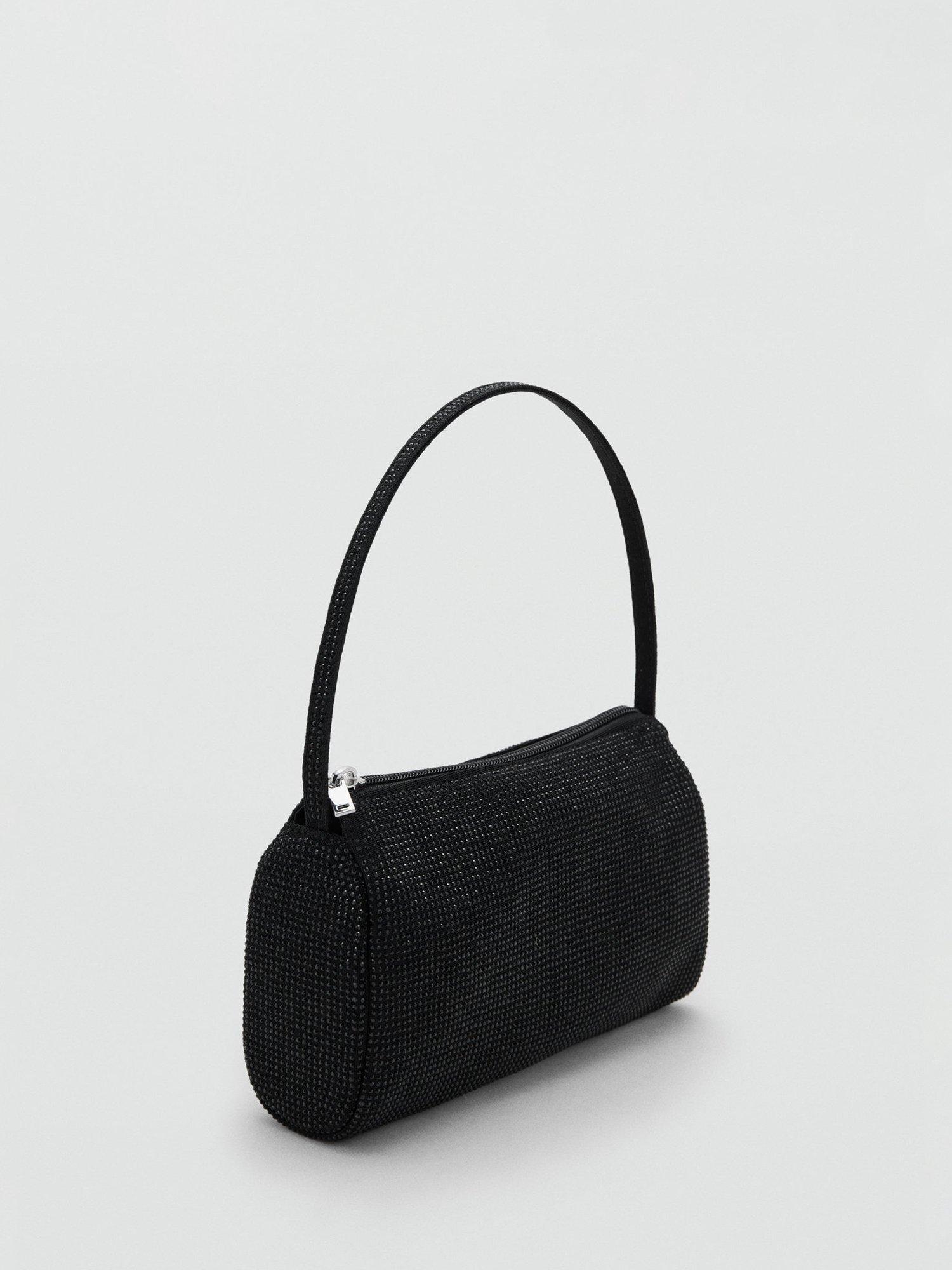 Product image 2 of 4, which shows Mango Embellished Grab Bag, Black