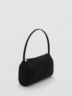 Mango Embellished Grab Bag, Black - view 2, Black